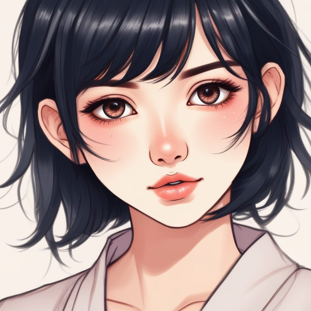 氛围感满分！日系漫画感少女头像，彩色铅笔温暖色调分享