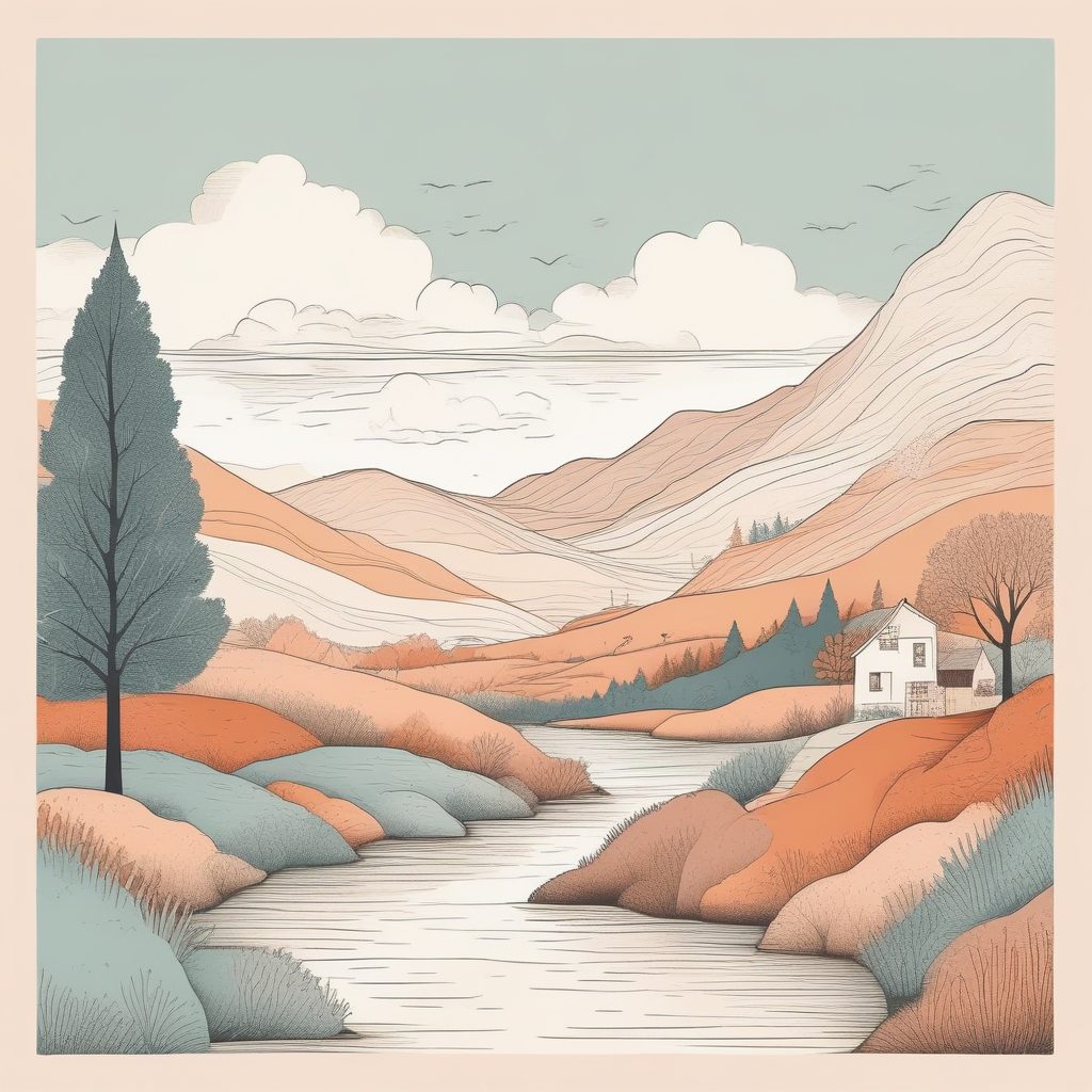 极简手绘插画：Pastel 色彩纸感风格，打造温暖治愈的极简艺术