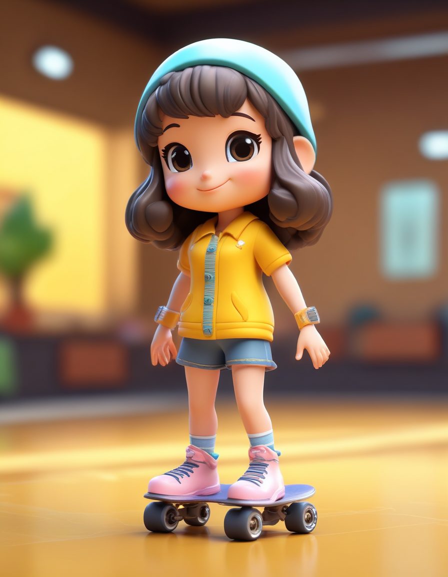 复古旱冰少女 | 动感十足的Chibi潮流穿搭