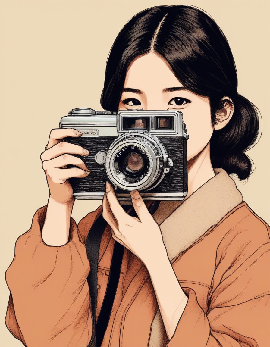 复古相机女孩:AI生成90年代怀旧日系少女肖像