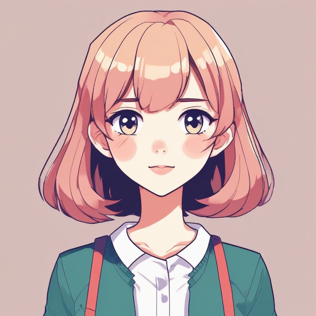 👾复古像素与极简的碰撞！8-bit风日系少女插画头像！