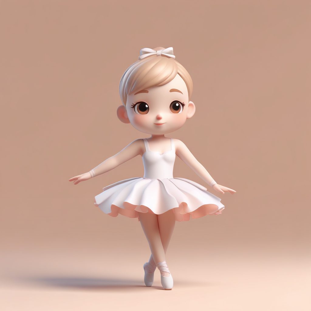 🩰高级极简风！芭蕾舞者Q版女孩，清冷治愈系头像必备！