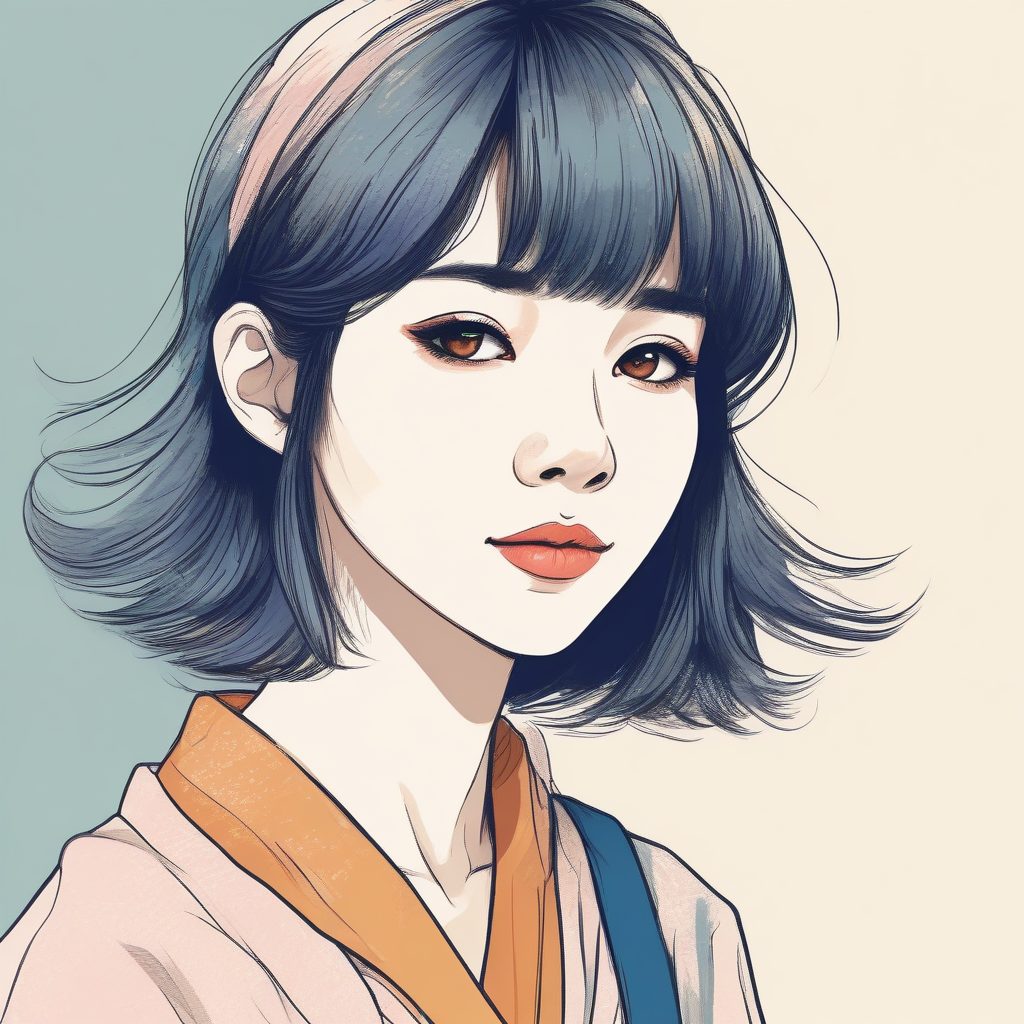 高甜度日系Crayon风头像：线条极简，像手账本上的小确幸