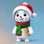 gao xi jie 8k xue ren gong zai q ban mang he nian tu cai zhi 3d xuan ran ti shi ci fen xiang