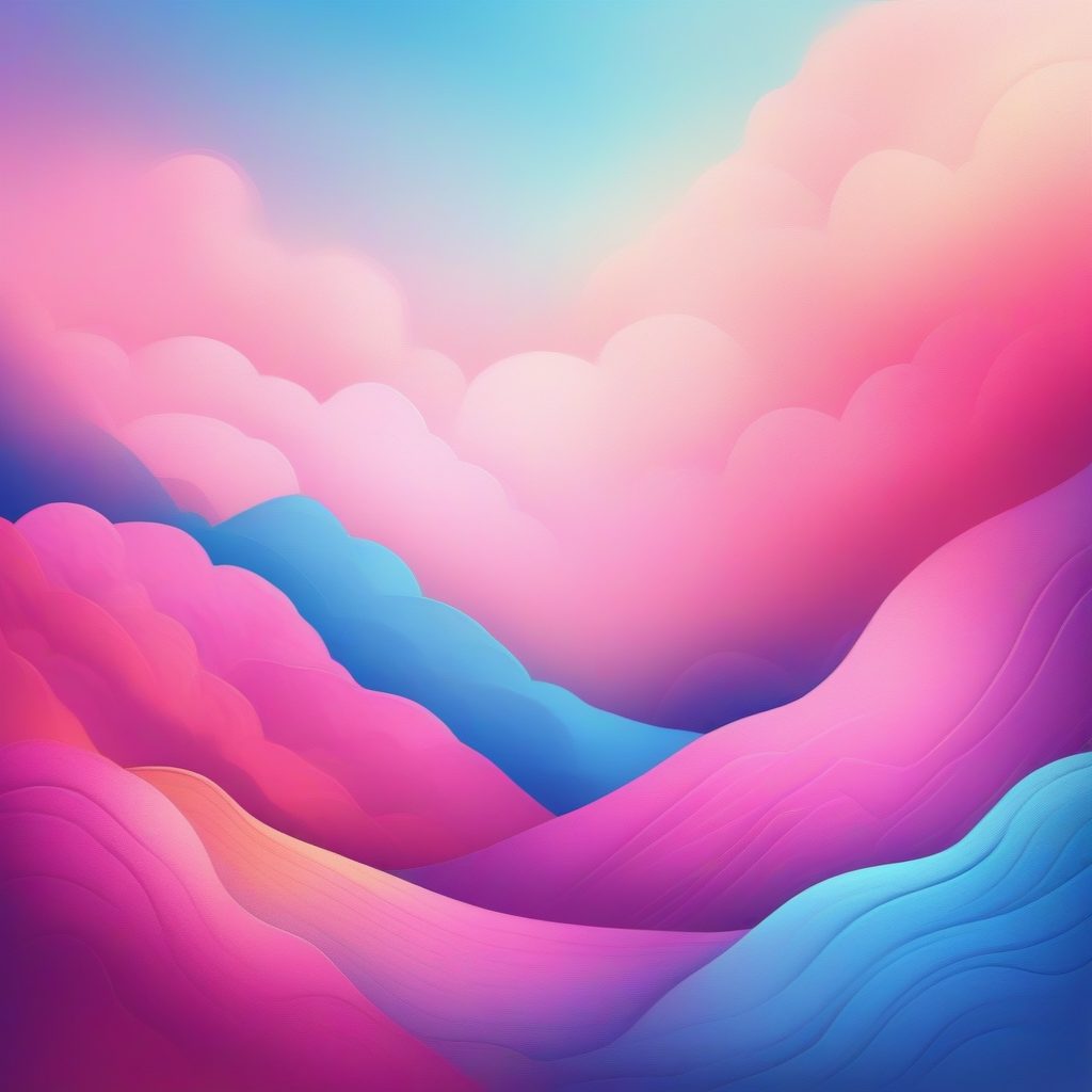高质量背景图生成:粉蓝渐变抽象纹理的手绘插画秘诀