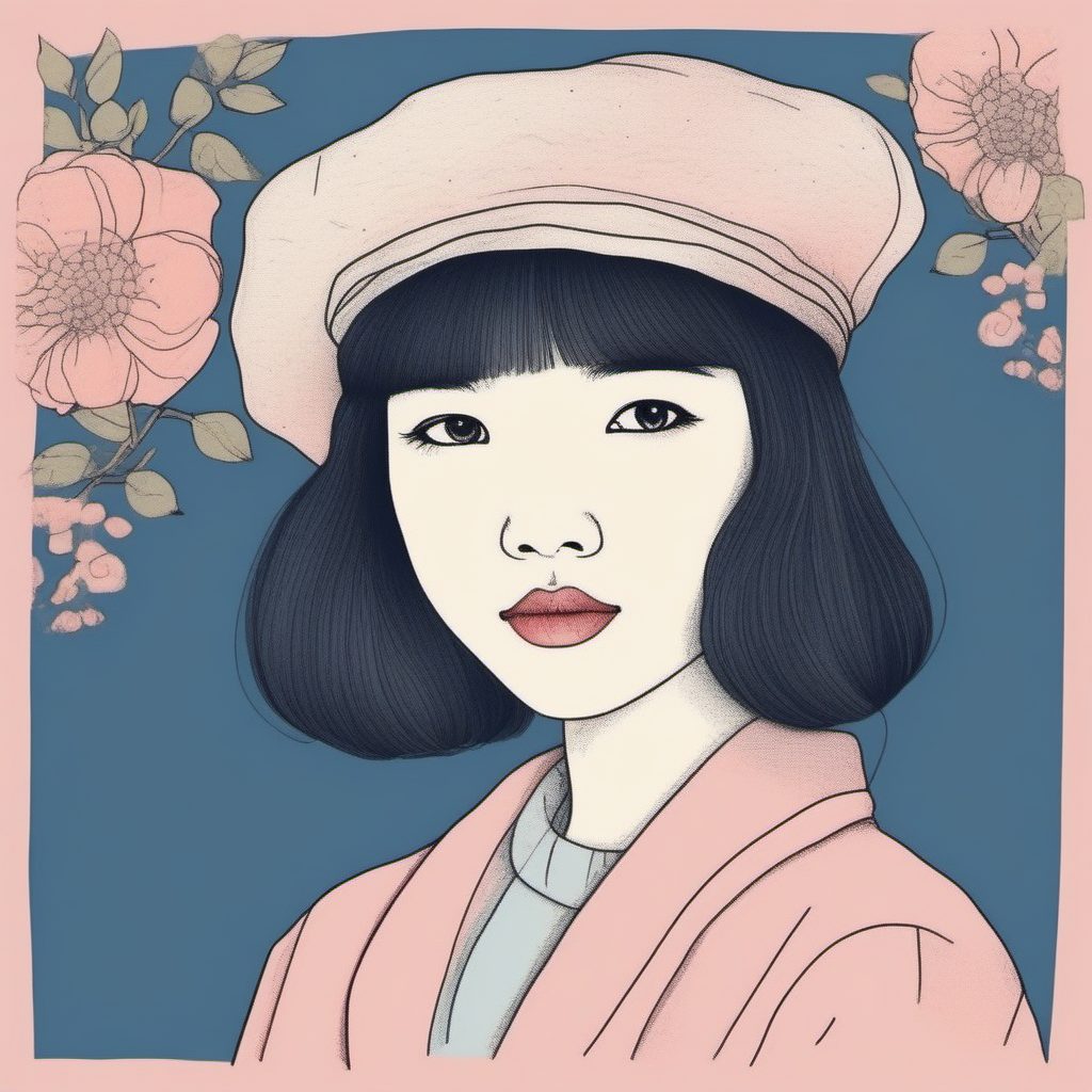 高转化率AI绘画:如何生成纯色背景下的日系贝雷帽女孩