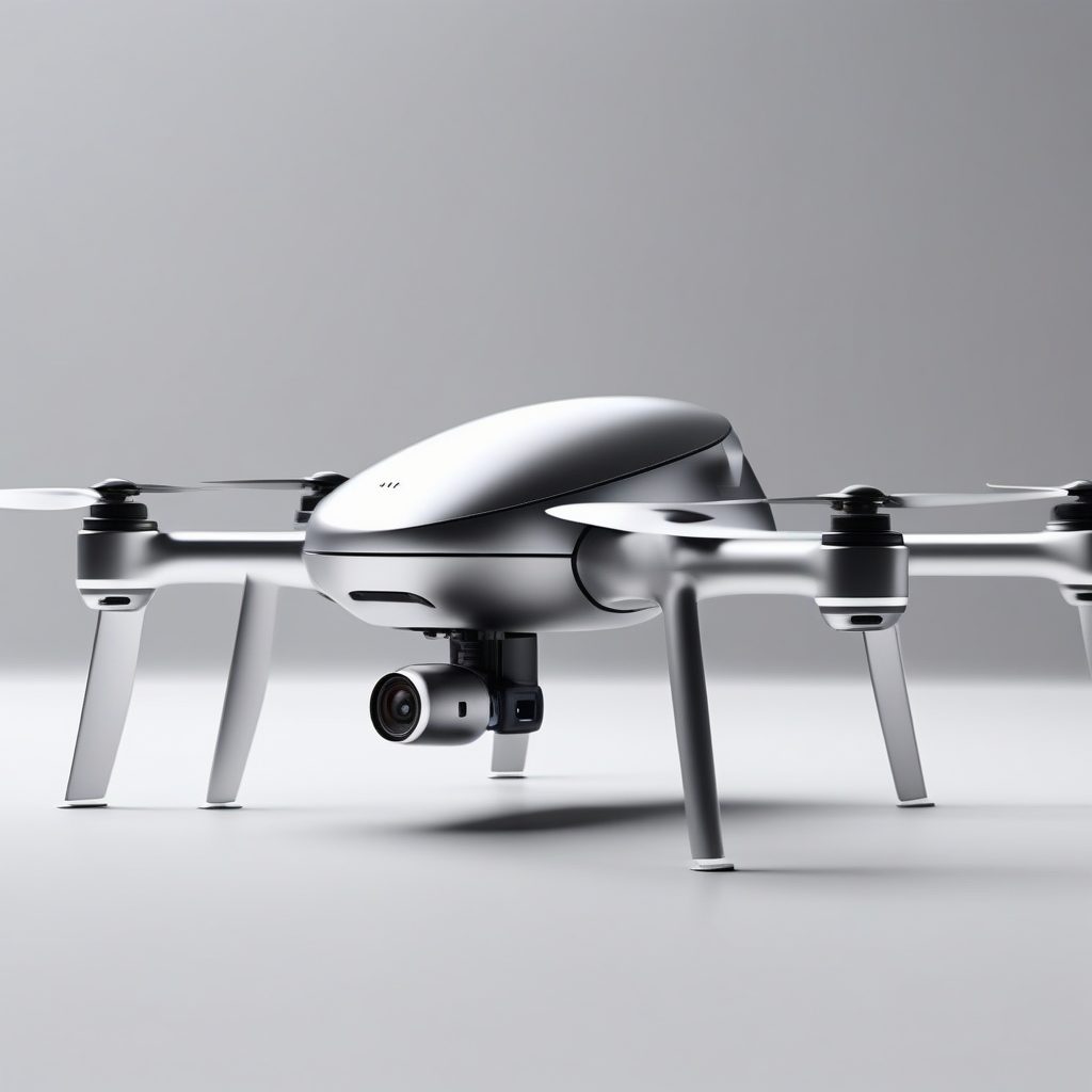 工业设计美学:流线型一体化无人机概念图渲染技巧