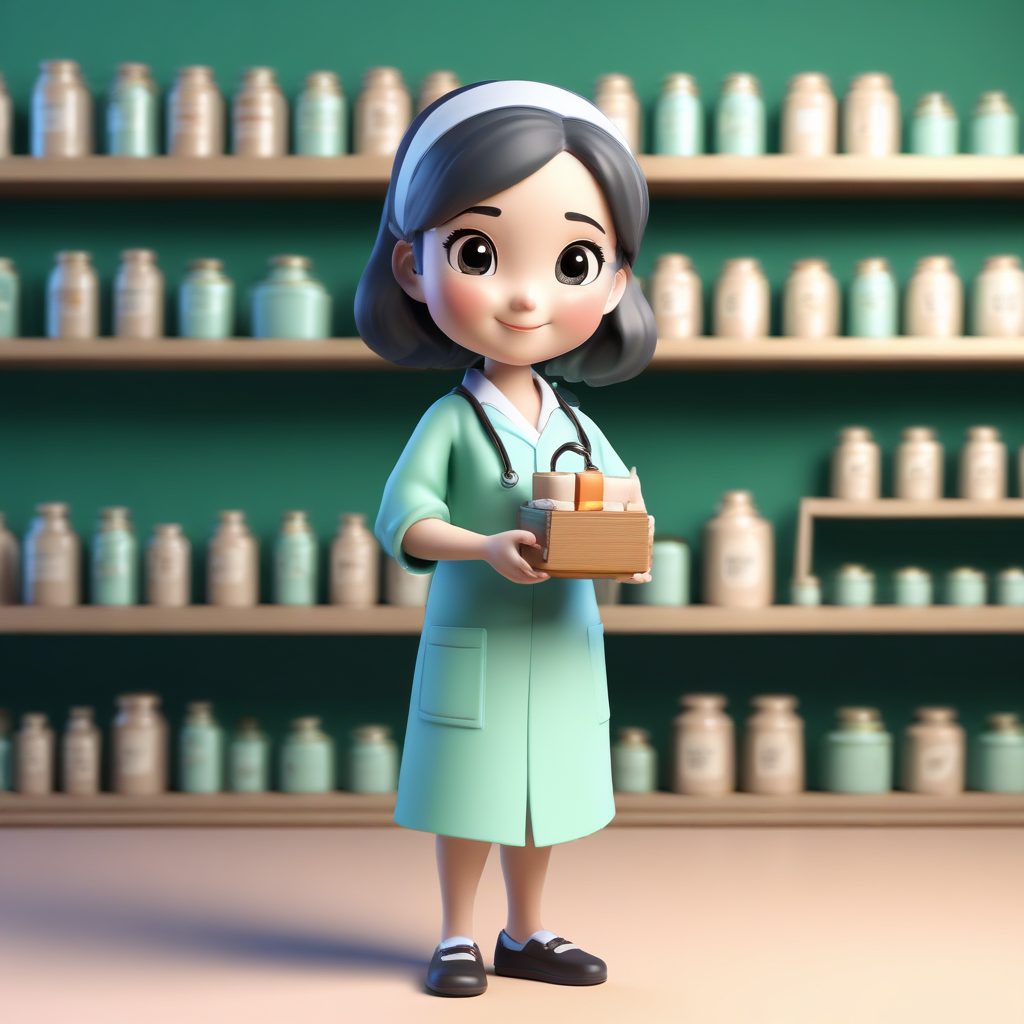 💊 古代白衣天使！Q版古风医女头像，温柔治愈表情，3D盲盒手办