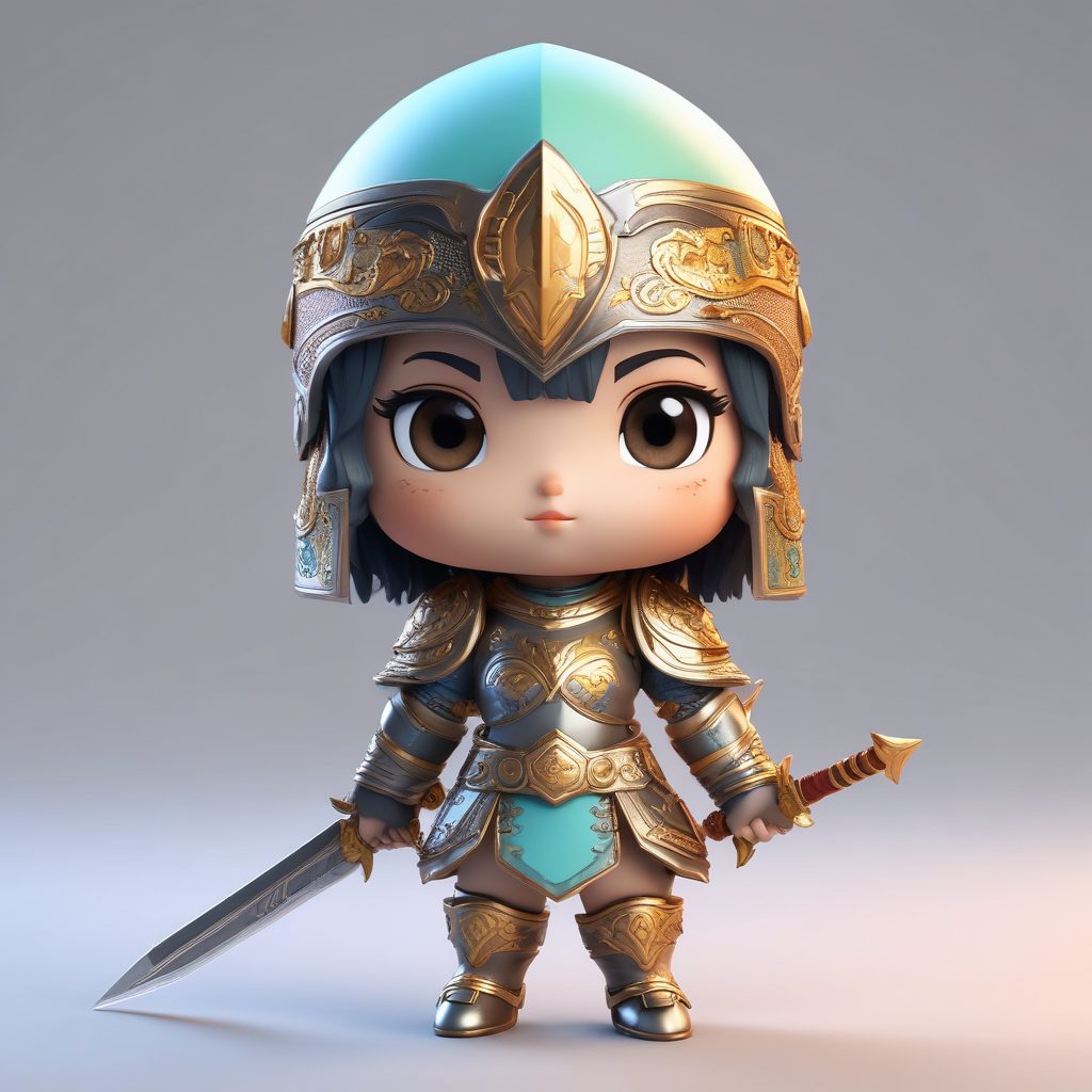 ⚔️ 古风女侠驾到！Q版时尚女将军头像，动态表情动作，SD出图必备神咒