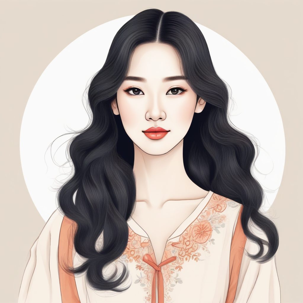 🇰🇷韩系时尚少女手绘头像来了！🔥手账风 crayon style 头像素材分享🌸