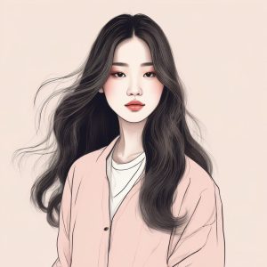 🎨韩系时尚少女头像 | 手绘插画风🔥