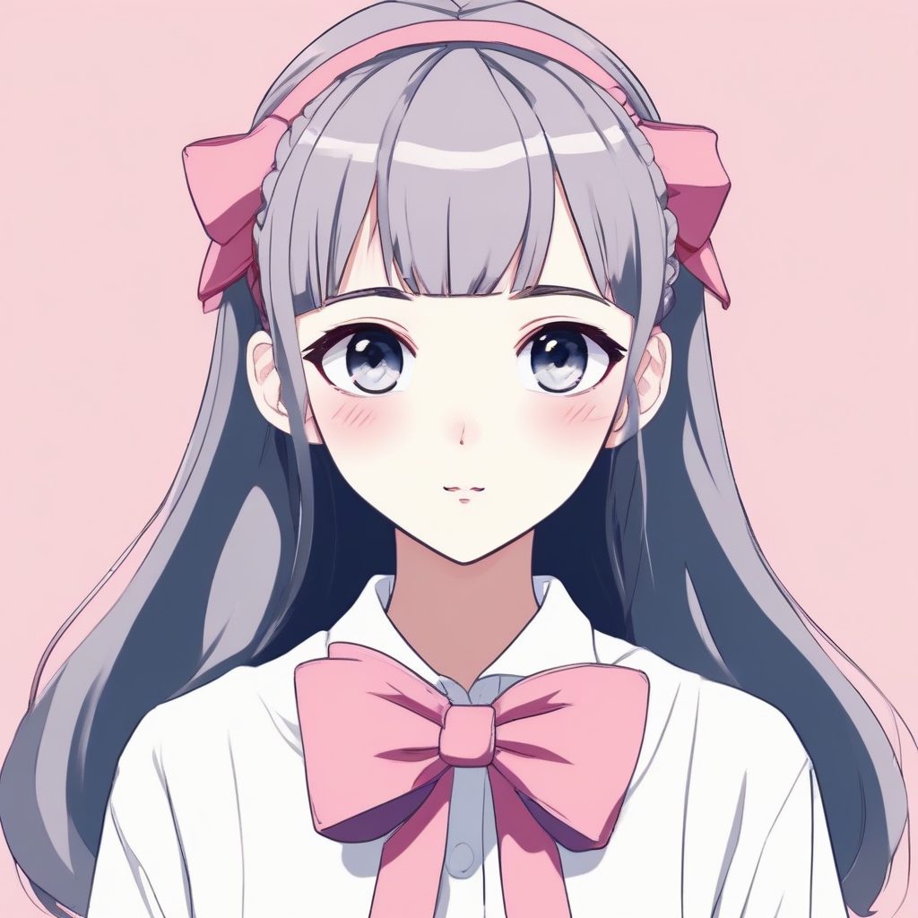 🎀蝴蝶结少女：低饱和度马卡龙粉，超甜极简风头像公式