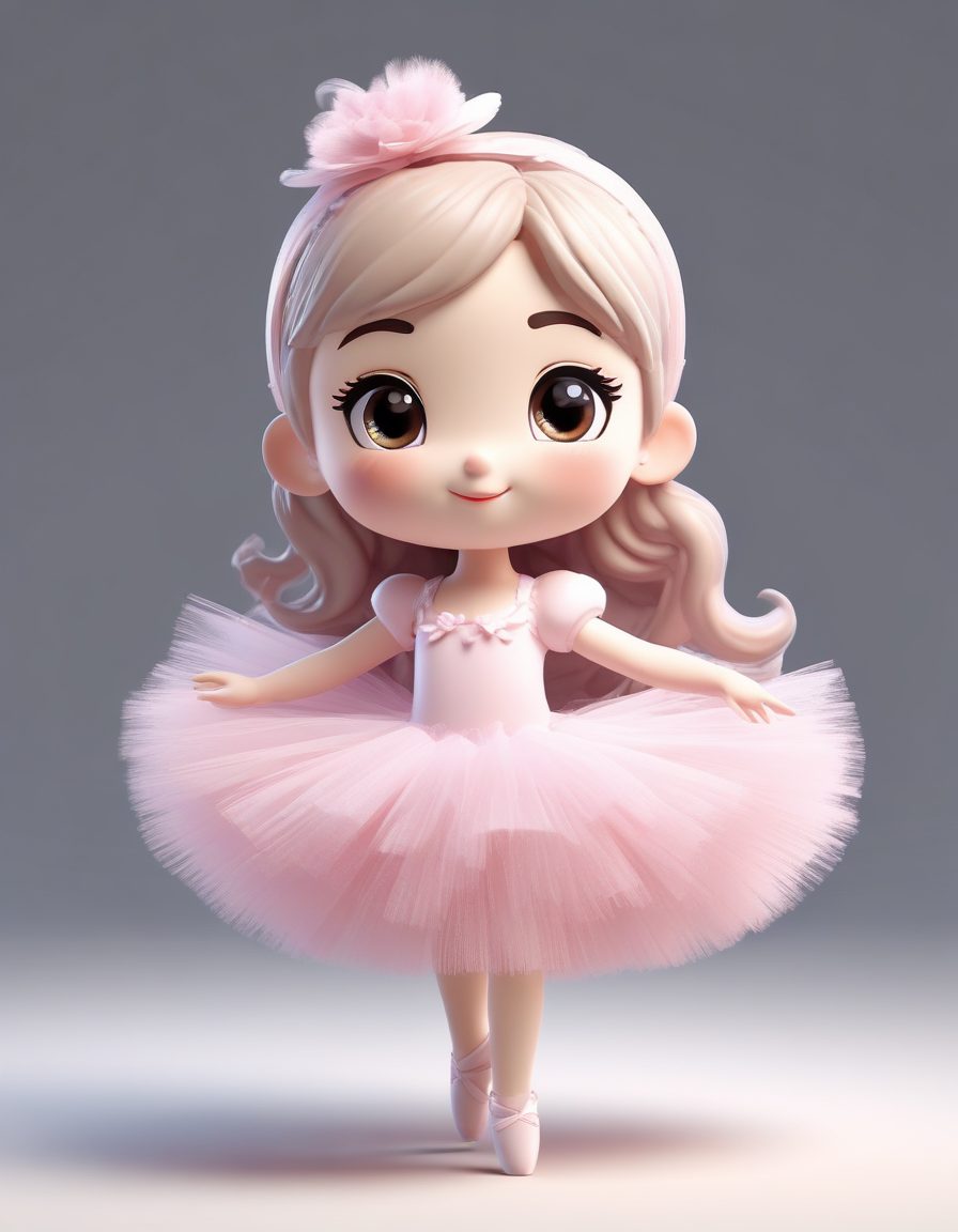 🎀蝴蝶结舞者：优雅的芭蕾Q版手办