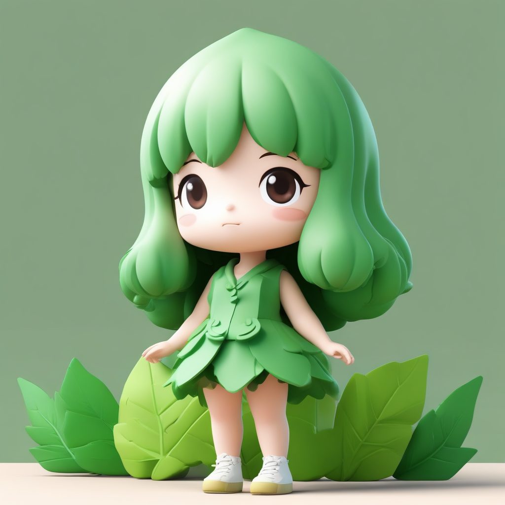 环保绿植Q版盲盒！自然治愈系，高细节粘土藤蔓纹理