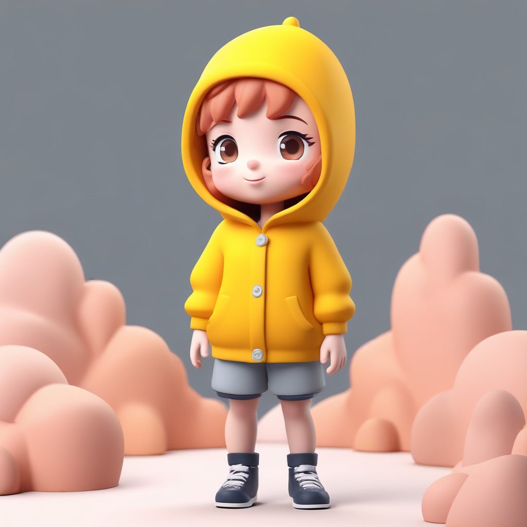 🎉换个头像迎接新年！姜黄色毛衣Q版少女盲盒手办全身图鉴