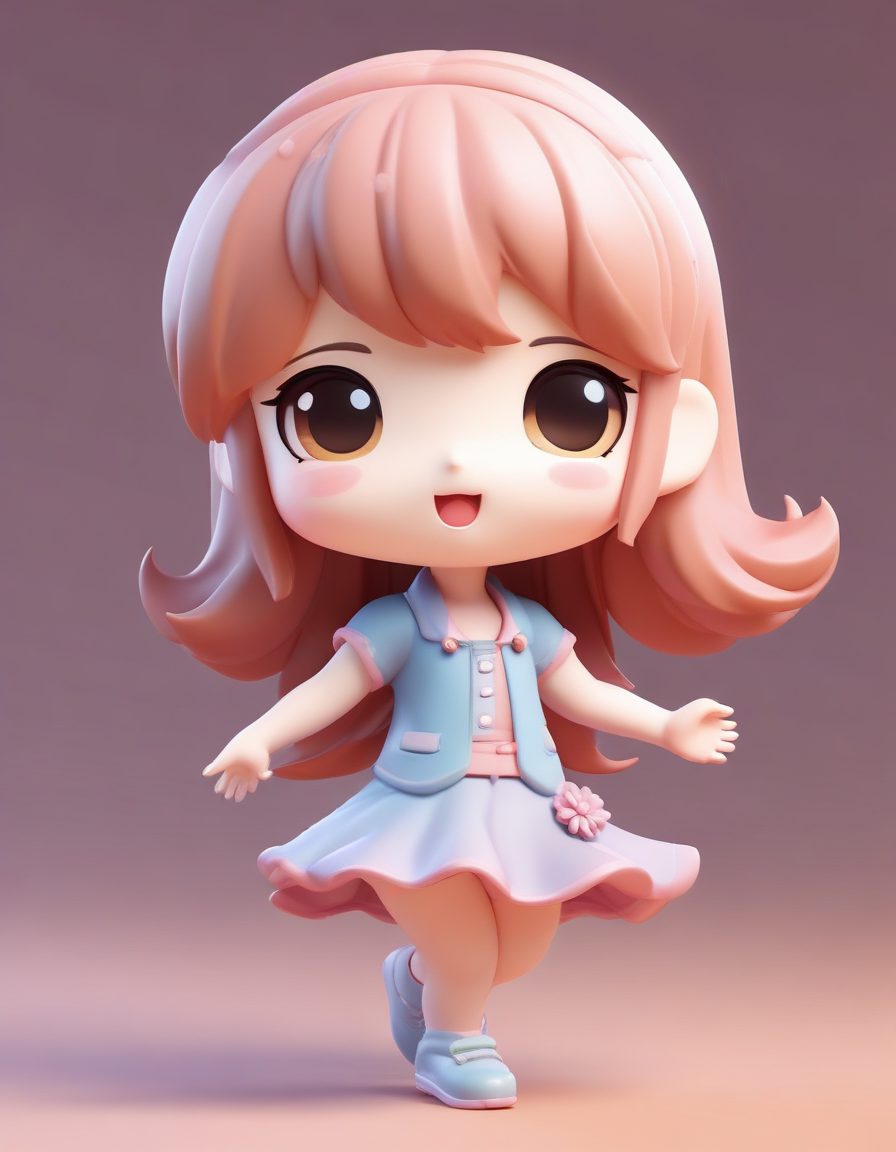 💃活力满分！旋转跳跃的糖果系Q版舞者