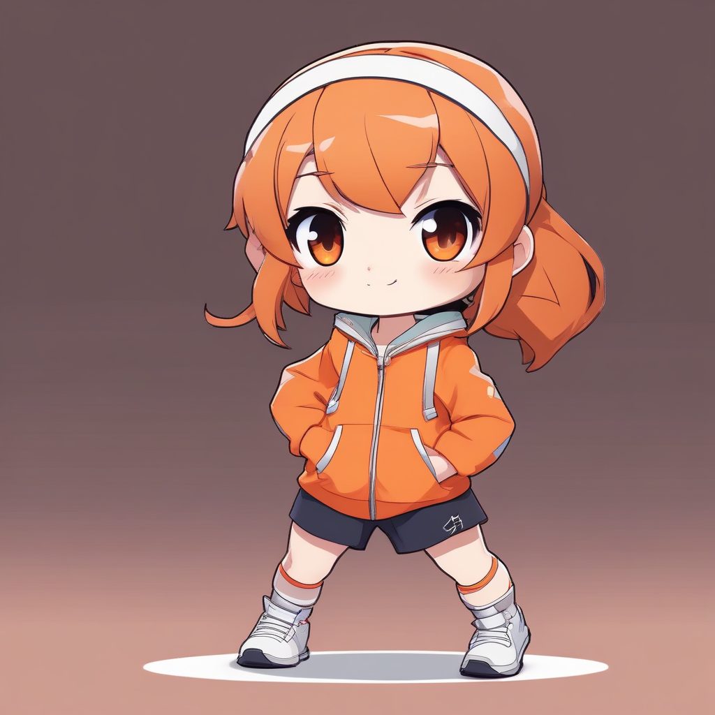 🏃‍♀️活力无限！运动健将Chibi冲刺姿势，超燃动态全身照生成！