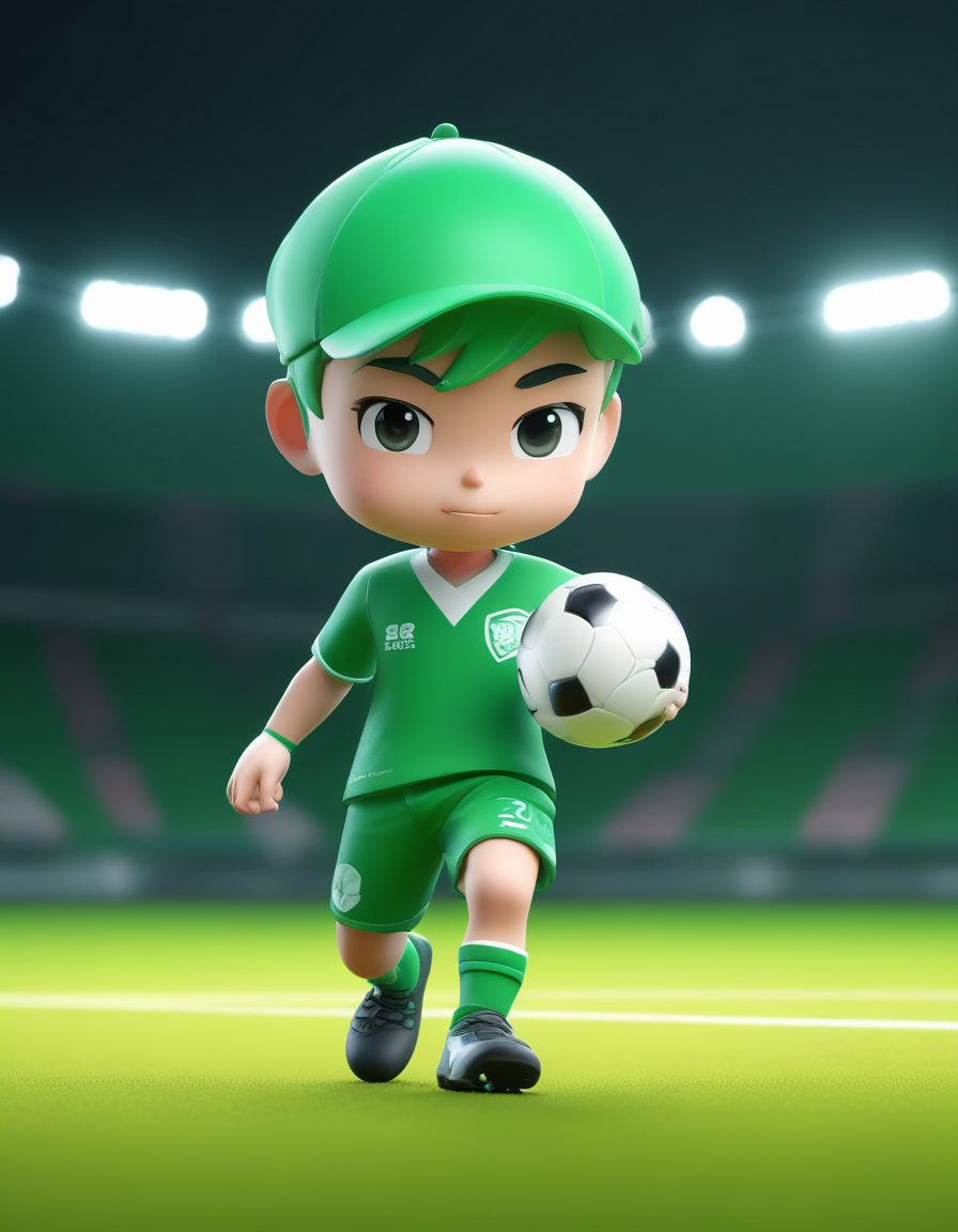 ⚽活力足球少年Chibi | 动态踢球全身像，运动风头像必备