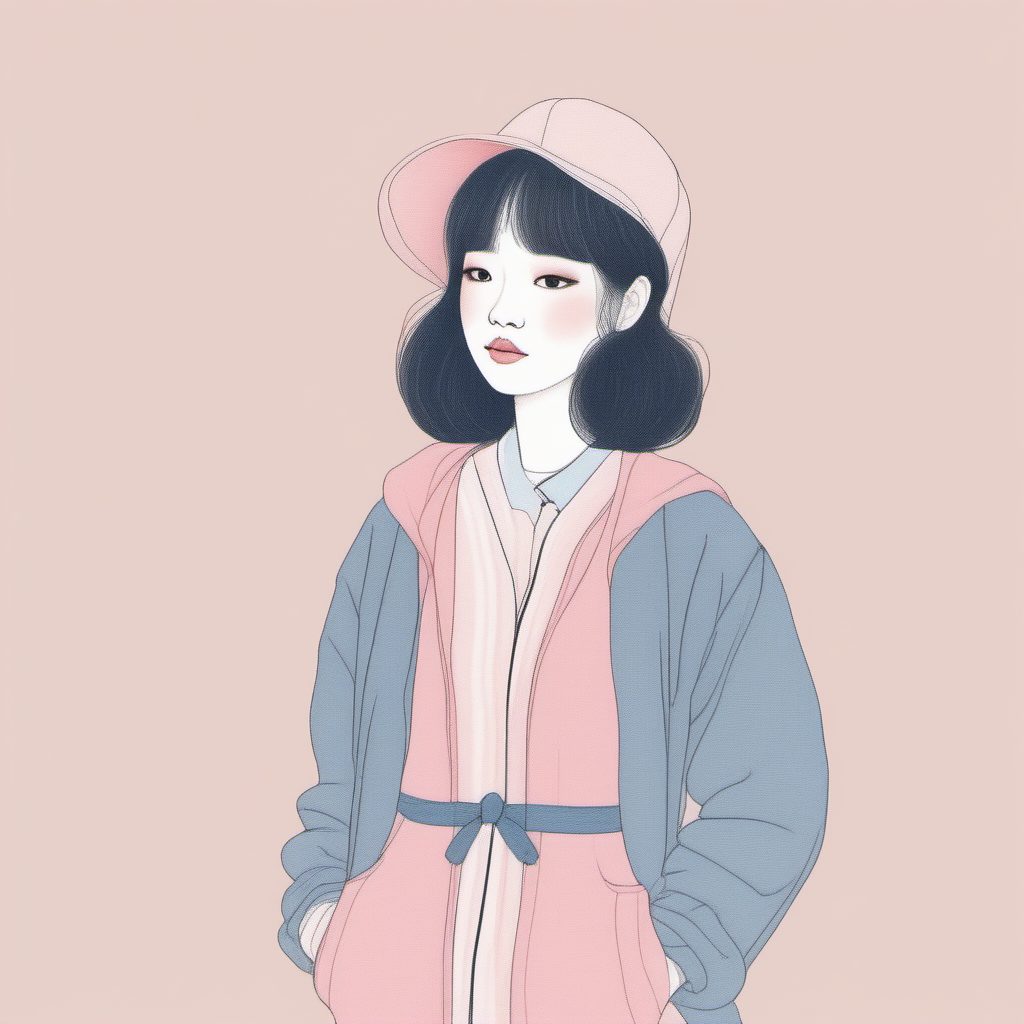 基础站姿:极简线稿如何突出时尚感的构图秘诀