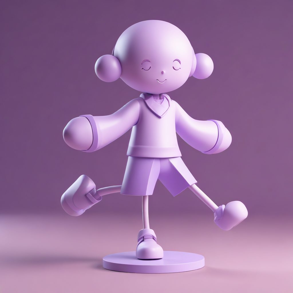 几何形状杂耍者：Octane渲染下的极简抽象Q版盲盒设计