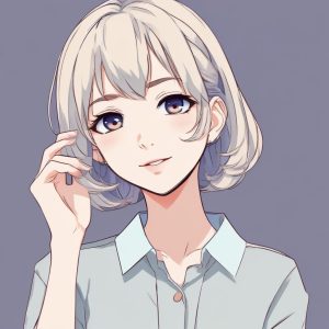 ✨极简可爱少女动漫头像，纯色背景简直绝了！🌸