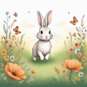 💖 极简手绘插画 | 温暖治愈的纸感风，手绘小动物与自然场景✨