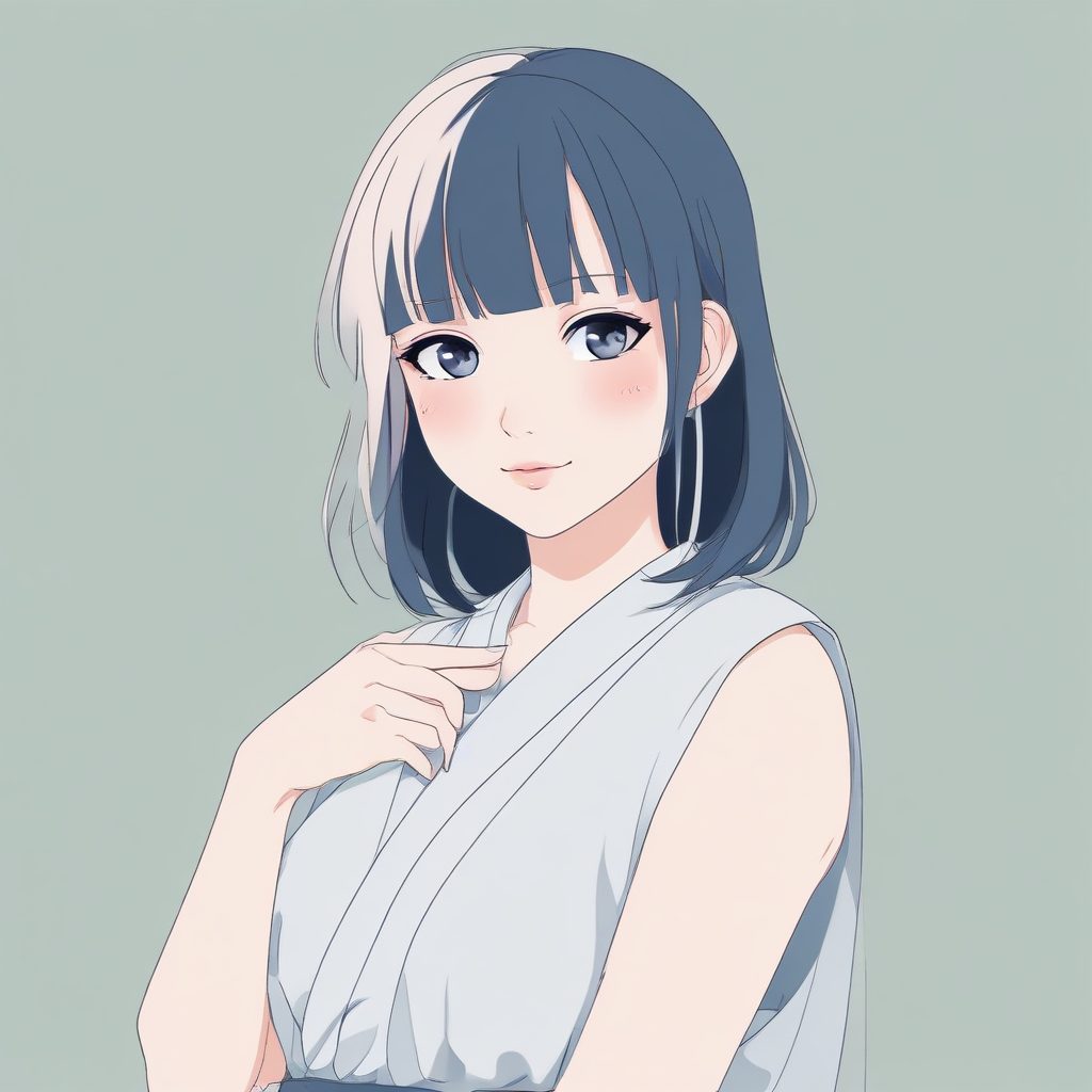 ✨极简线条插画 | 日系时尚动漫少女头像🔥