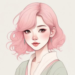 ✨极简线条插画 | 日系时尚动漫少女头像设计🔥