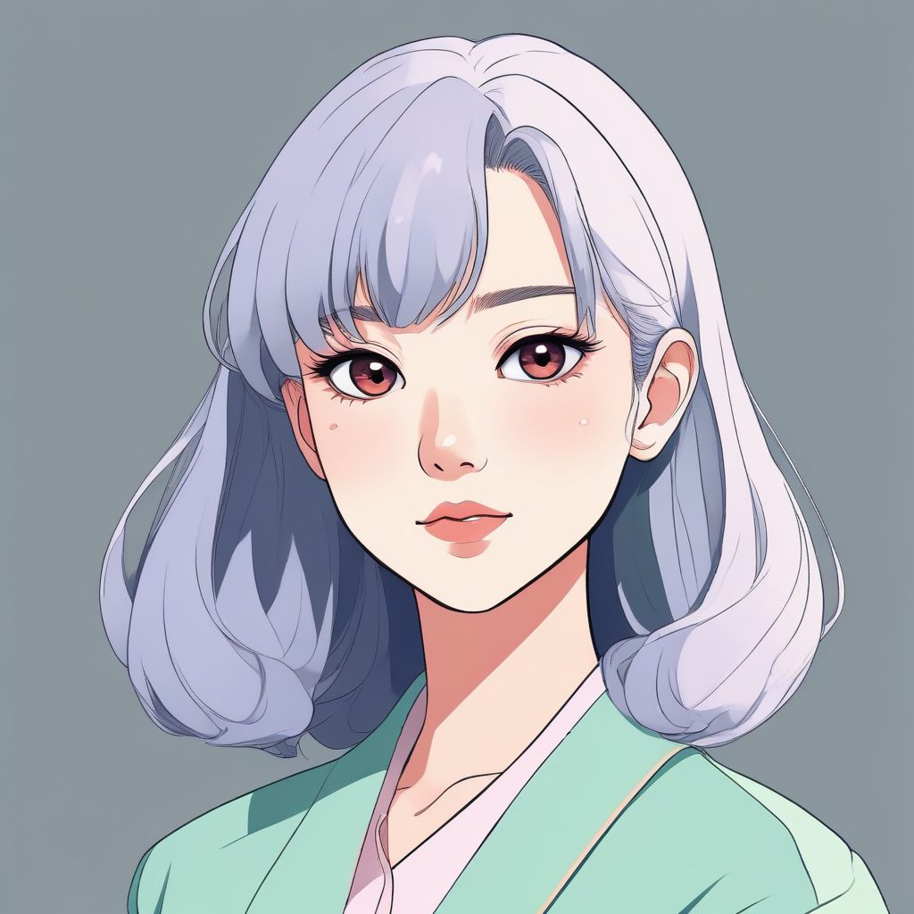 ✨极简线条日系少女头像🔥