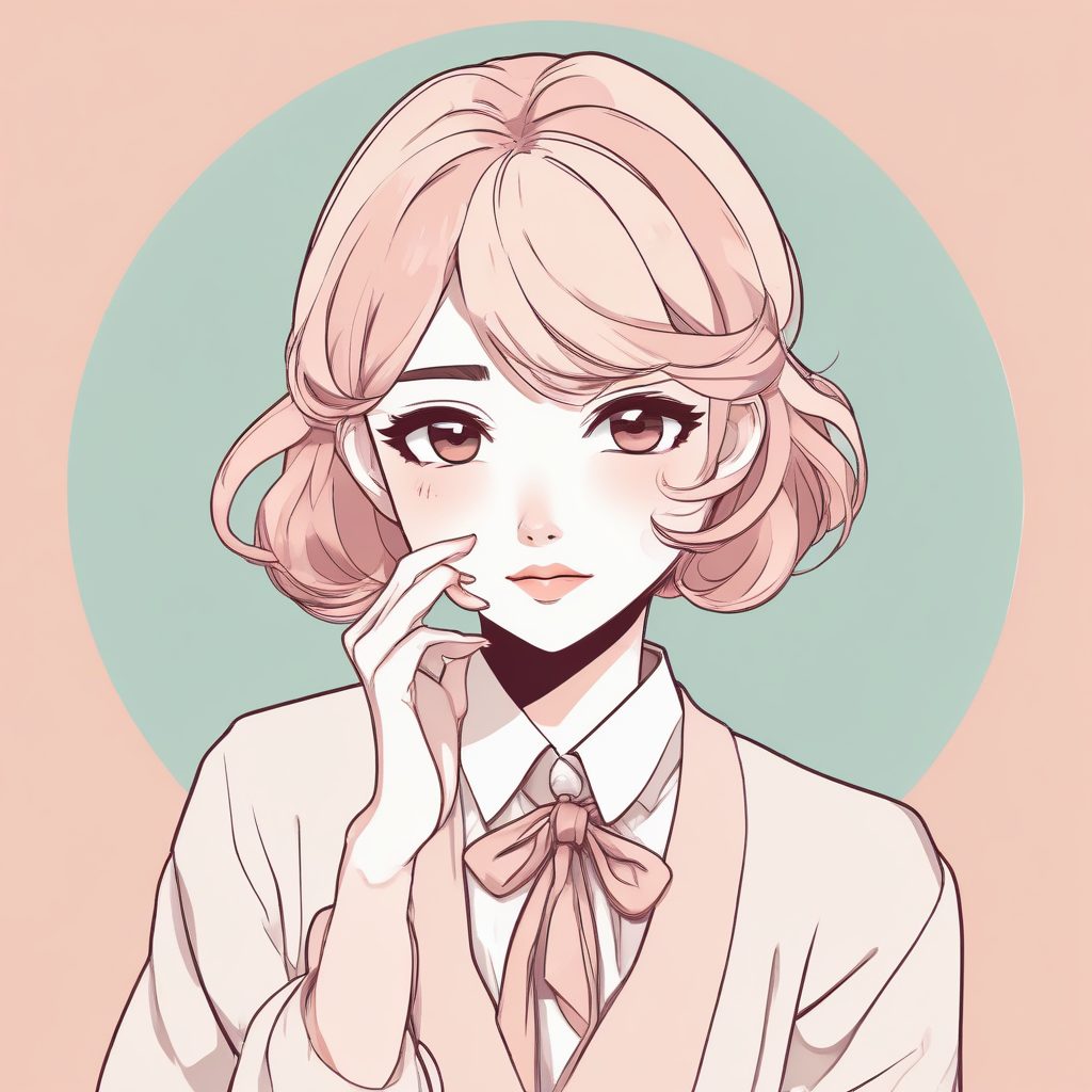 ✨极简线条日系少女头像🔥️