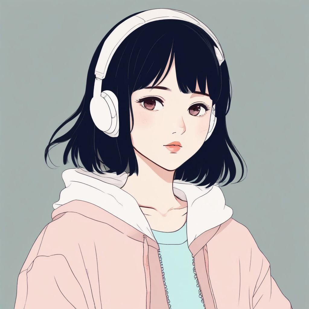 ✨极简线条日系少女头像 | 火爆全网的动漫极简风格 🔥