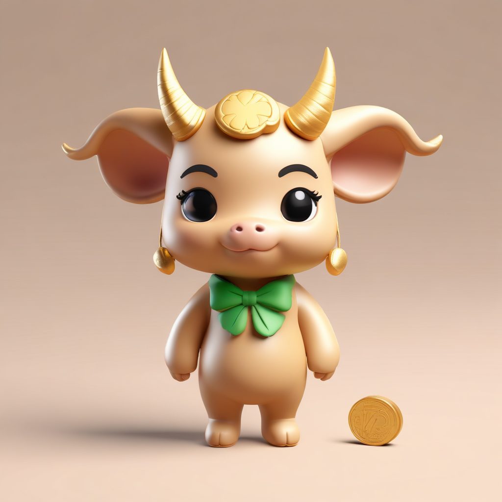 金牛座限定！超治愈系Q版粘土风，3D盲盒手办建模，拿来做头像！