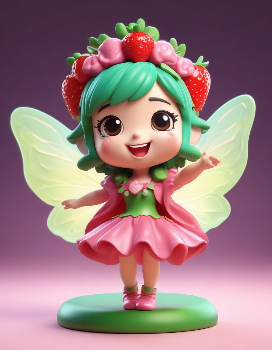 精灵系列:Q版草莓小仙女在跳舞🍓🧚♀️