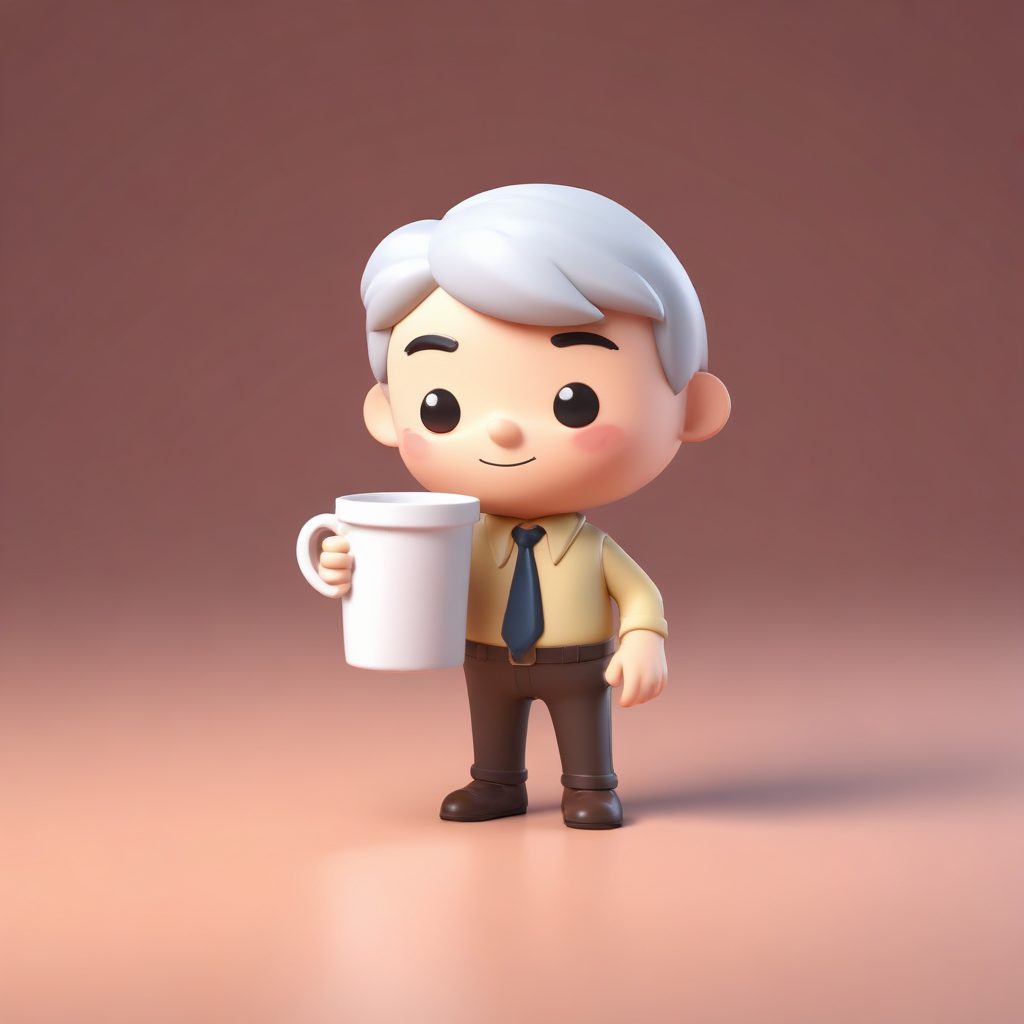 咖啡成瘾Q版萌图: 清晨'缺咖啡'的痛苦表情教程