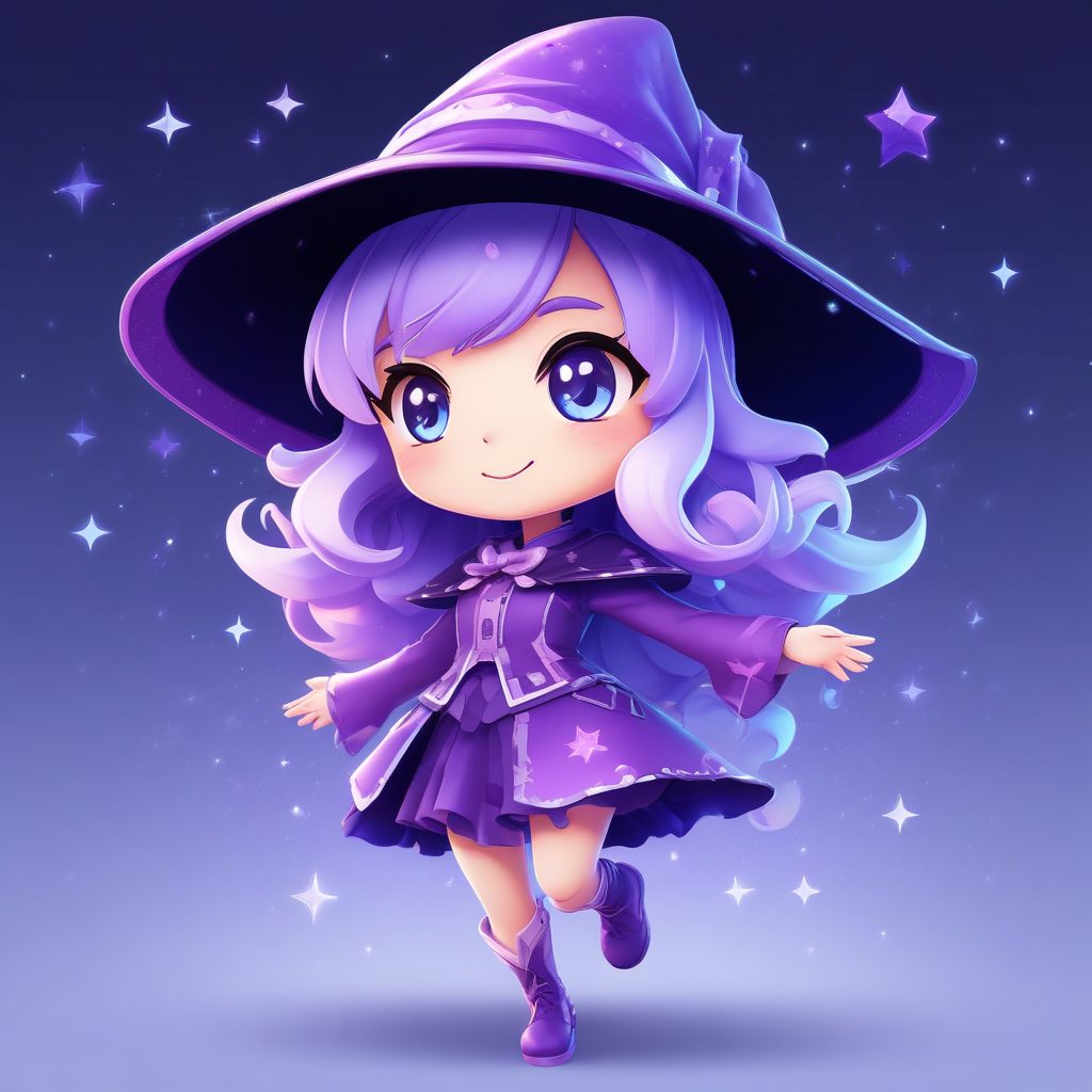 卡哇伊魔法少女AI绘画教程：动态站姿Q版角色提示词优化技巧