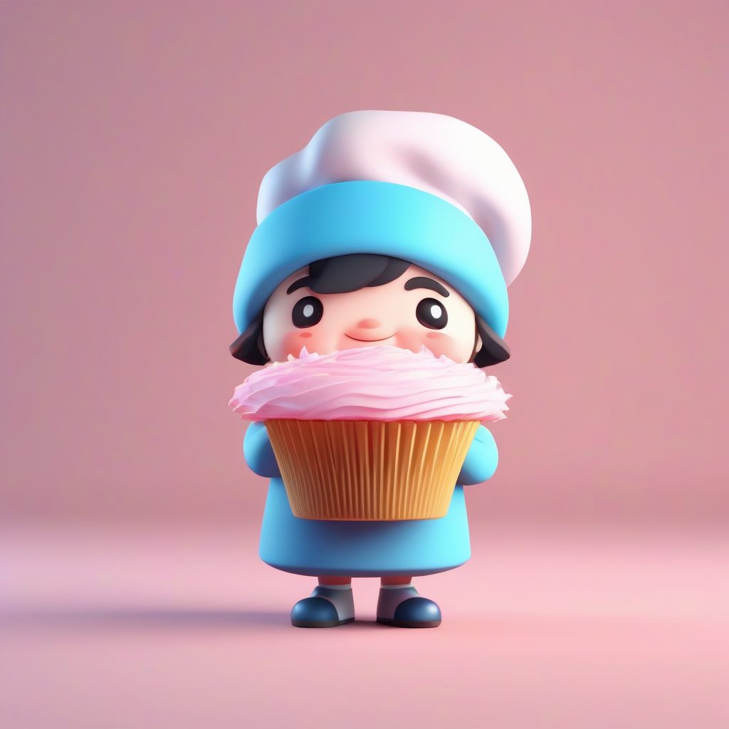 Kawaii甜点主题Q版手办AI绘图：8K高清软光渲染通用提示词