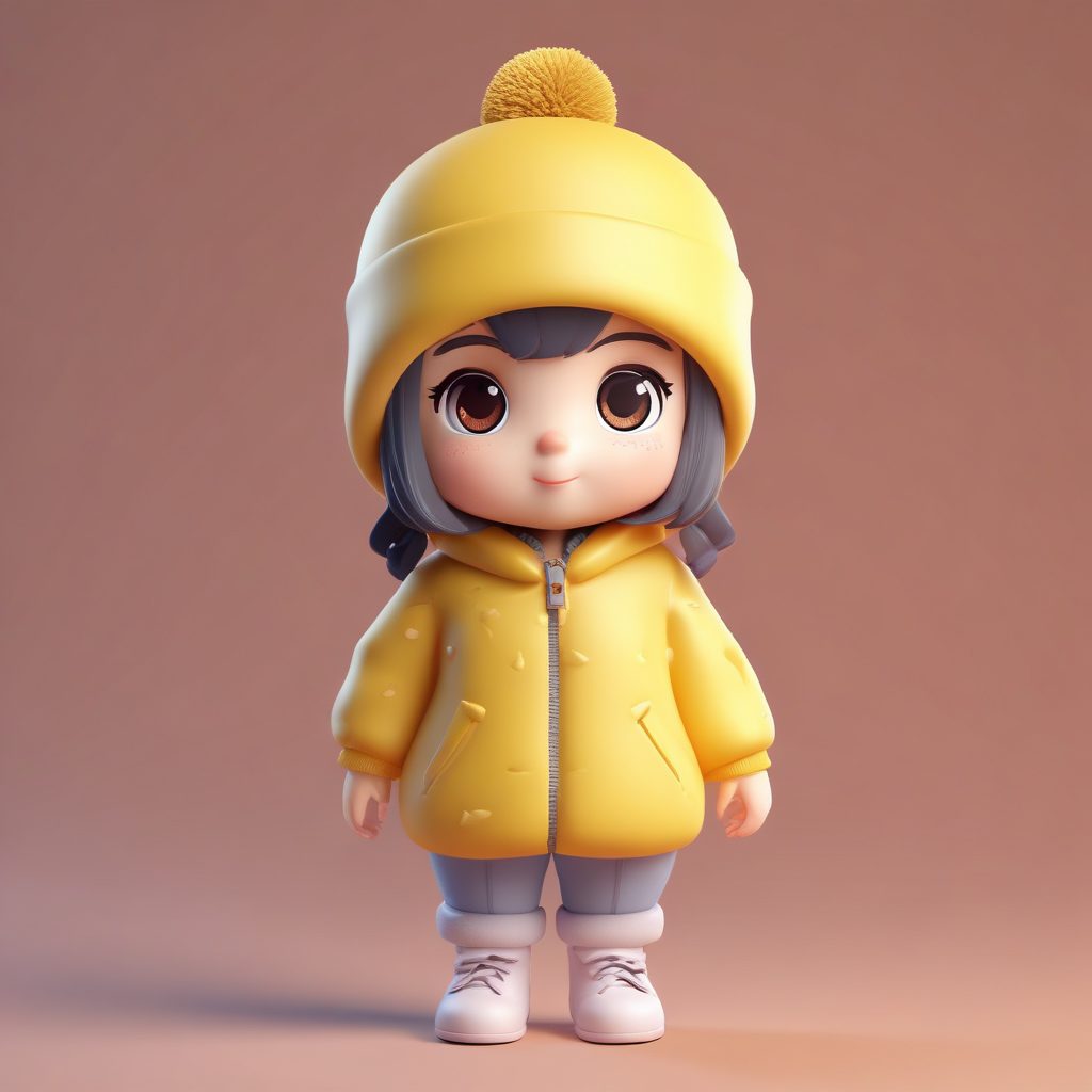 可爱吃货: Q版嘴巴鼓鼓女孩的偷吃瞬间（高细节8K）