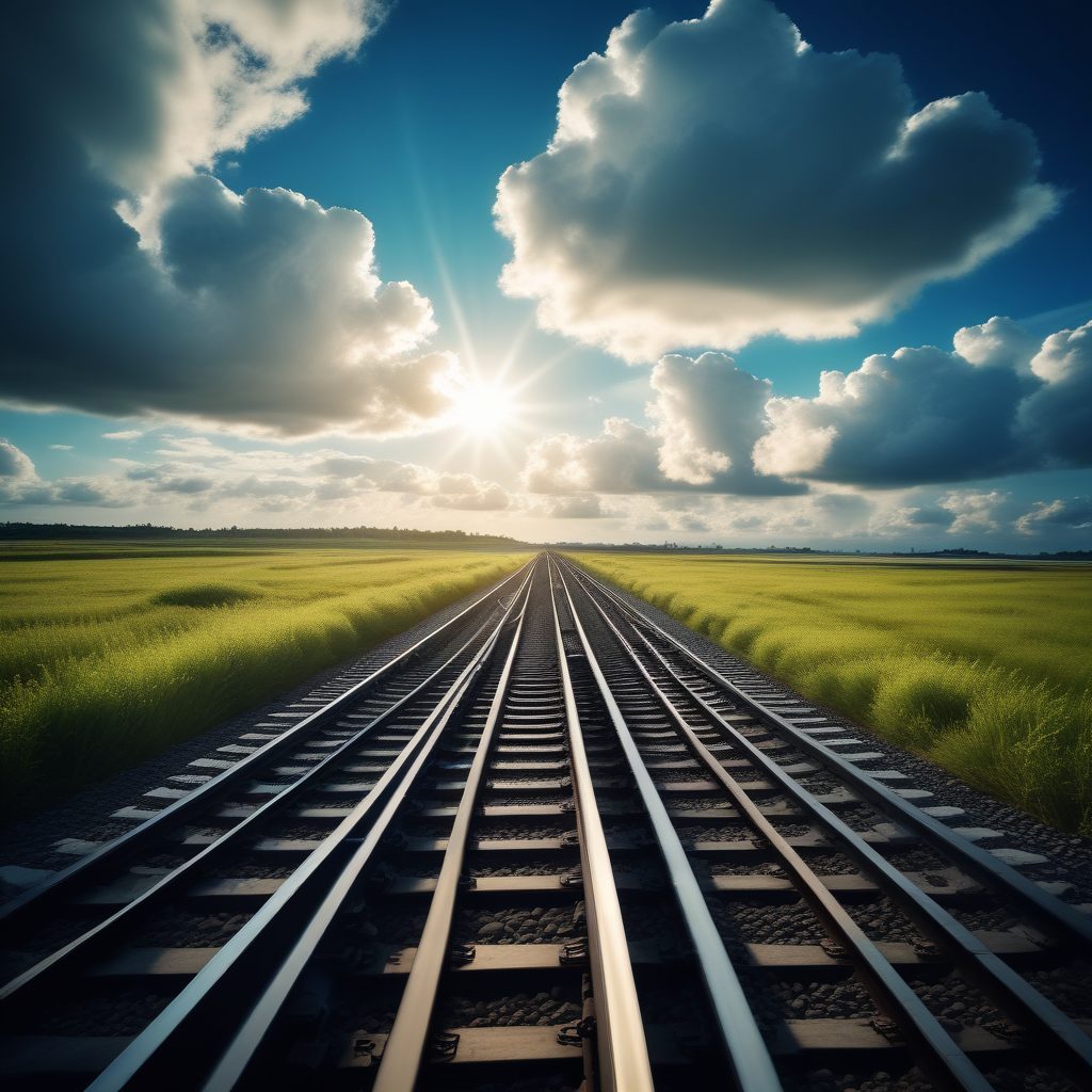 连接天地的未来高速列车：动态速度感AI绘画提示词教程