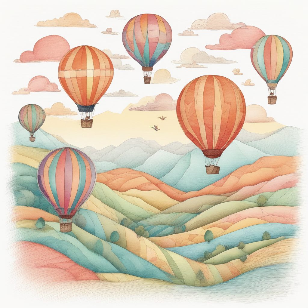 零基础AI画热气球：生成童话故事感手绘风景插画的秘诀