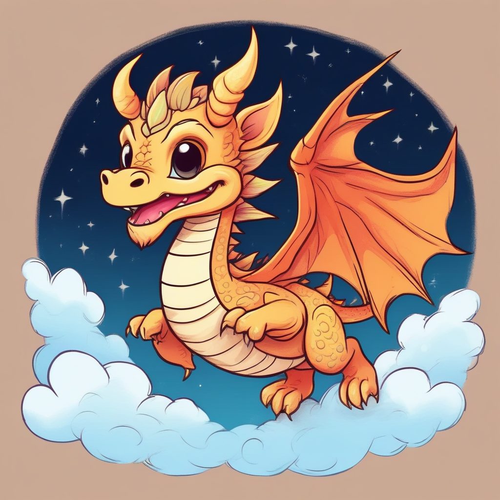 🐉 龙年超萌！Q版中国龙马克笔手绘，拿来做头像太绝了