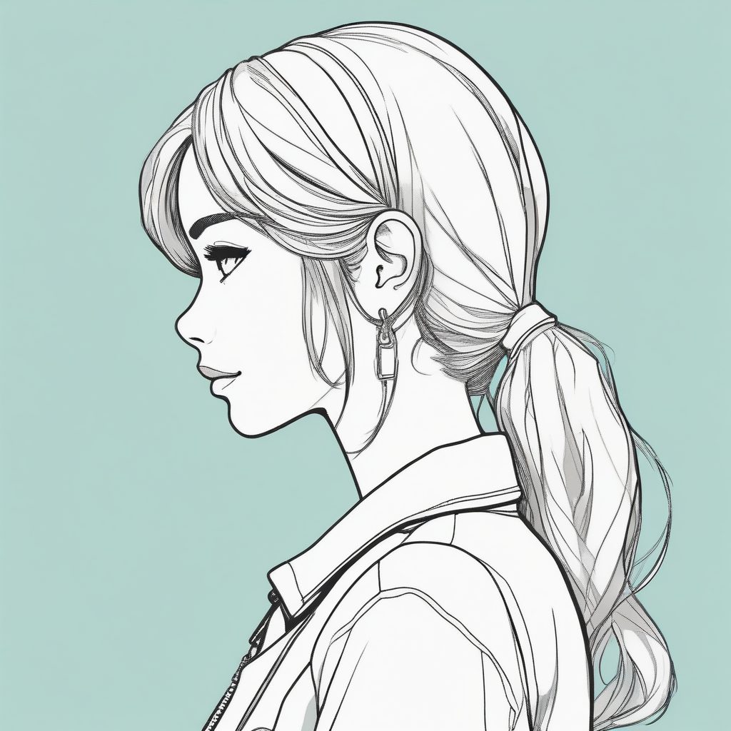 “猫咪耳语”极简头像:侧面特写与纯色低饱和背景