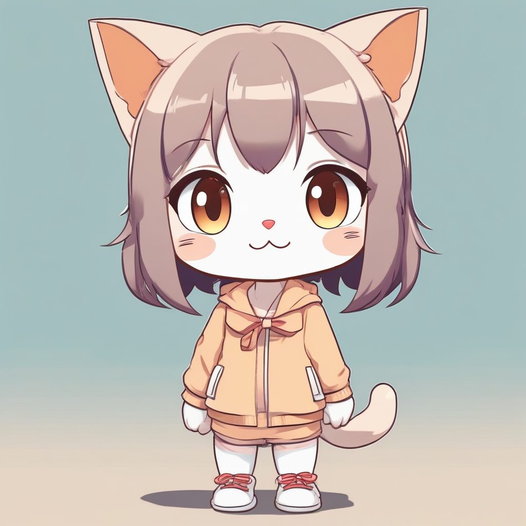 🐱猫咪控必收！Q版可爱猫耳娘插画，超萌头像生成！