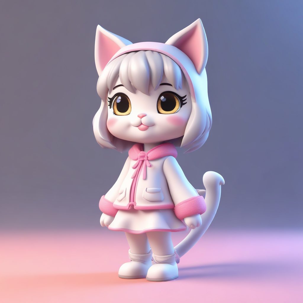 🐈猫咪控狂喜！毛茸茸Chibi猫娘盲盒手办，AI绘画头像首选！