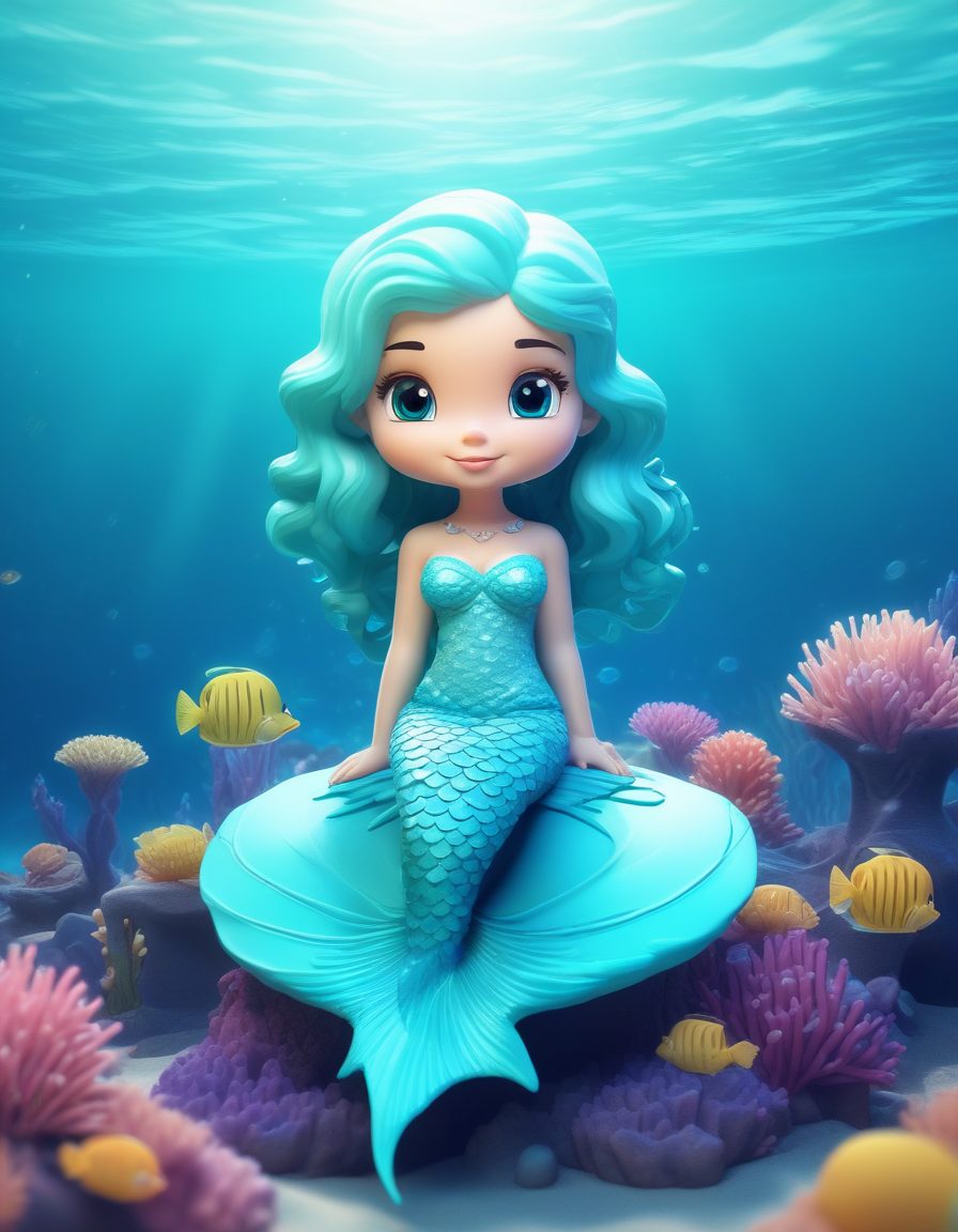 💧美人鱼公主：海底世界的Q版幻想