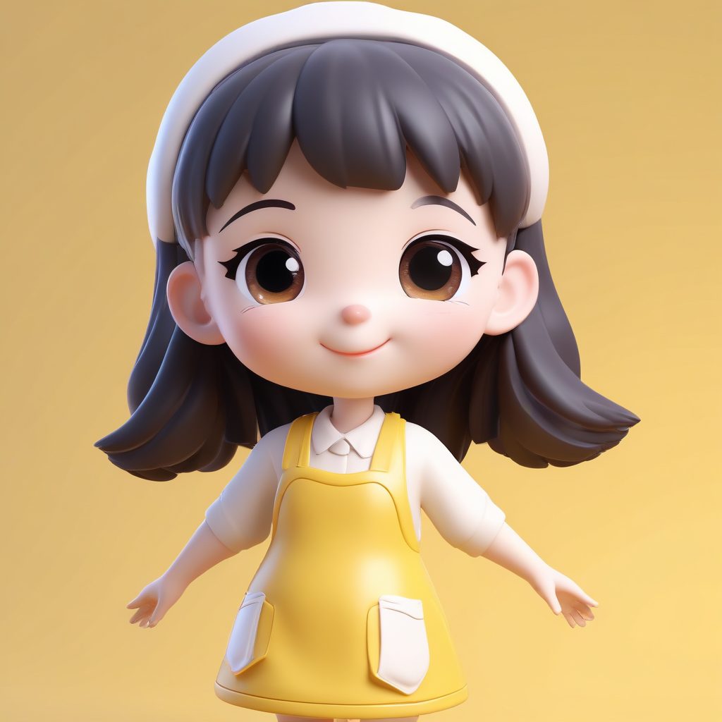 美食博主必备：Q版烘焙女孩手办！黄油粘土质感太诱人