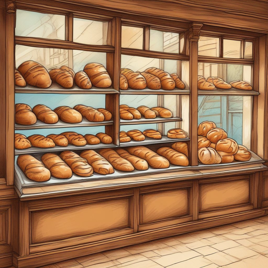 🍫美食博主必收！治愈系烘焙店手绘，温暖烟火气插画！