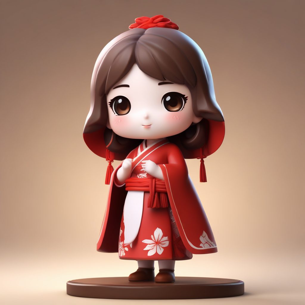 🍜美食国风！火锅底料Q版女孩，麻辣配色3D盲盒，个性酷飒头像