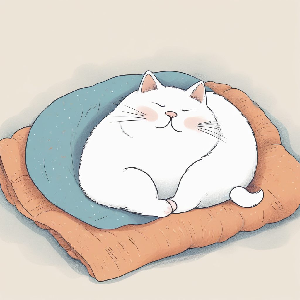 萌宠壁纸：超可爱手绘小猫插画，故事书风格，做情侣头像绝了