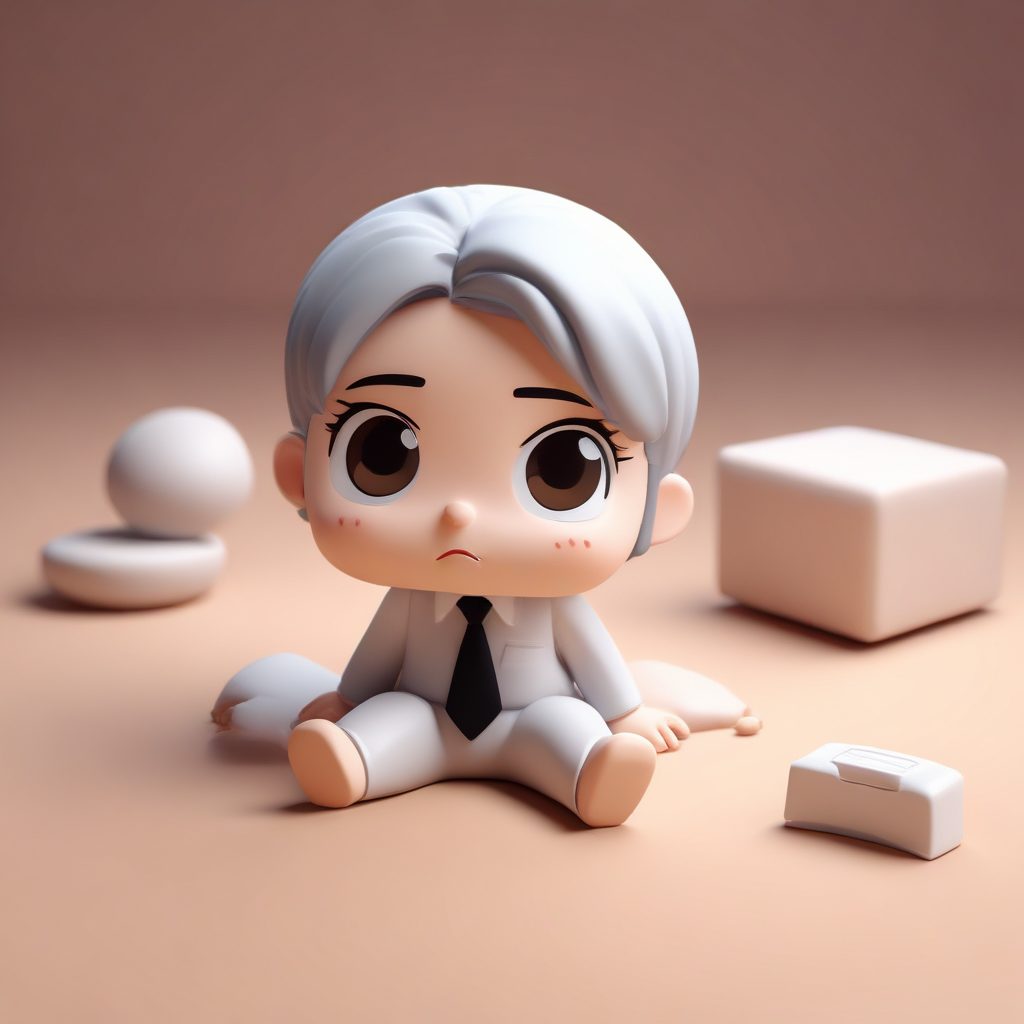 萌化职场压力: Q版白领累趴在桌上的’生无可恋’表情包