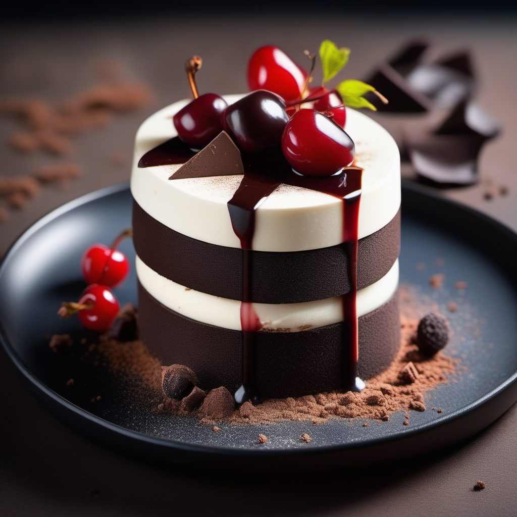 米其林级解构黑森林蛋糕：零失败AI美食摄影提示词秘籍